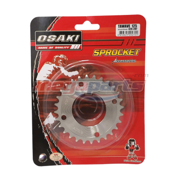 สเตอร์หลัง 420 WAVE 125 (หัวเถิก) 28T (OSAKI) กลึงเลส