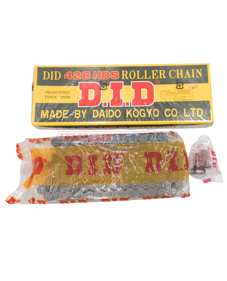 โซ่ล้อ 428HDS-106L (DID) สีดำ