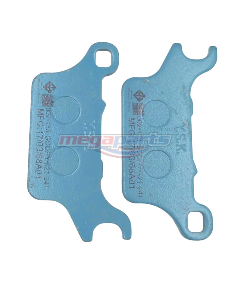 ผ้าดิสเบรคหน้า SCOOPY 110i (2021-2024) (YSK) สีฟ้า