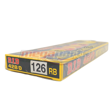 โซ่ล้อ 428D-126L (DID) สีดำ