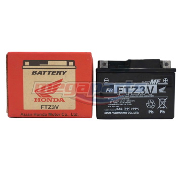 แบตเตอรี่ WAVE 110i FTZ3V (HONDA) สตาร์ทเท้า