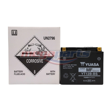 แบตเตอรี่แห้ง (YT12B-BS 12V10AH) (YUASA)