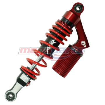 โช้คหลังแก๊ส L/R AEROX 155 (2017-2020) AIR-SERIES 305MM. (PROFENDER) ดำ/แดง/แท้งแดง